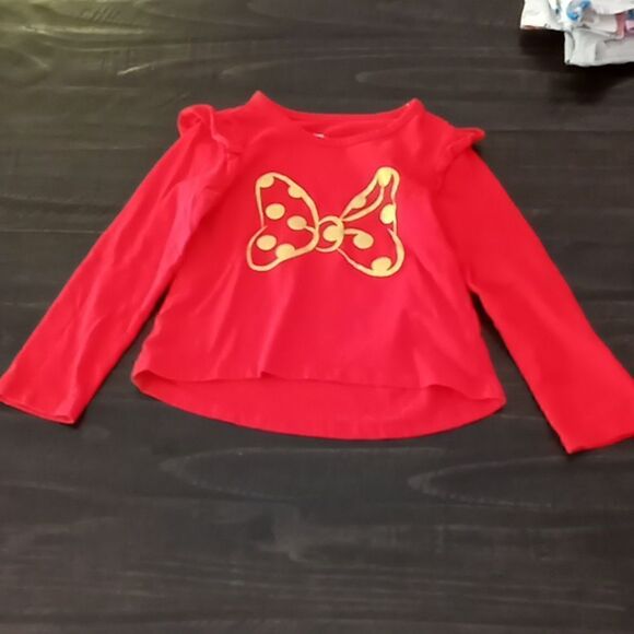 Disney Junior mini long sleeve t-shirt size 5/6 good condition long sleeves - Picture 1 of 3